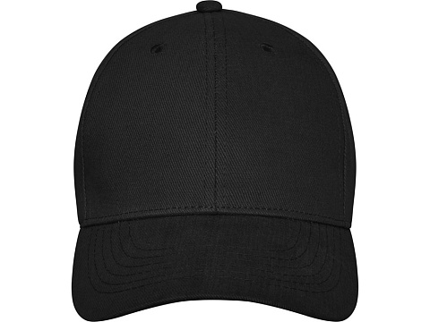Бейсболка Davis, 6 панелей, черный - рис 2.