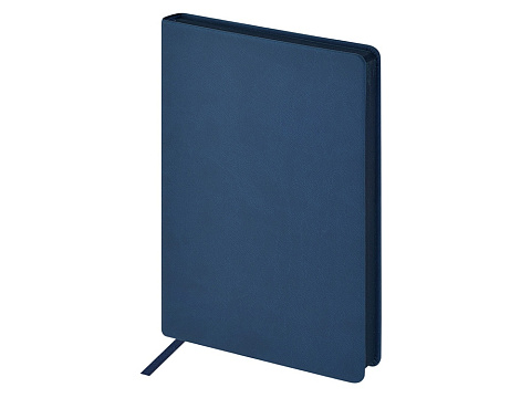 Ежедневник А5 Megapolis Color New soft-touch, темно-синий
