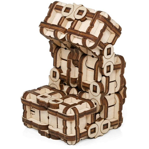 Деревянный конструктор - головоломка "Метаморфик Куб" - рис 2.