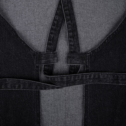 Фартук джинсовый E2, черный - рис 8.
