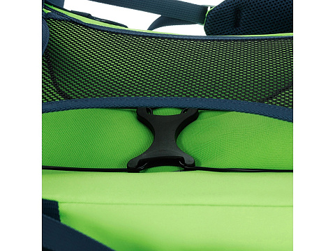 Туристический рюкзак TORBER КЕМПИНГ, синий/салатовый, полиэстер, 36 х 54 х 16 см - рис 10.