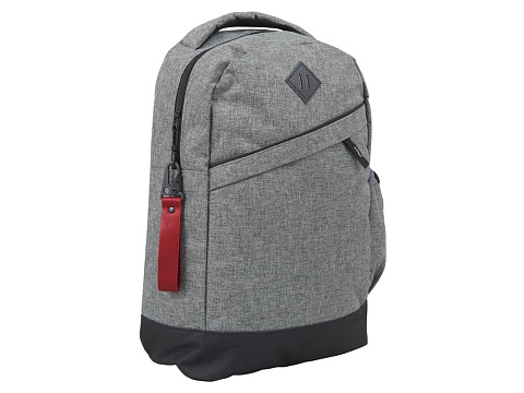 Брелок-ремувка из эко-кожи с карабином Domino, красный - рис 3.