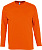 Футболка с длинным рукавом Monarch 150, оранжевая - миниатюра