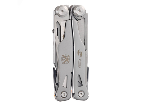 Мультитул Stinger, 106 мм, 15 функций, сталь/АБС-пластик, оранжевый, в комплекте нейлоновый чехол - рис 5.