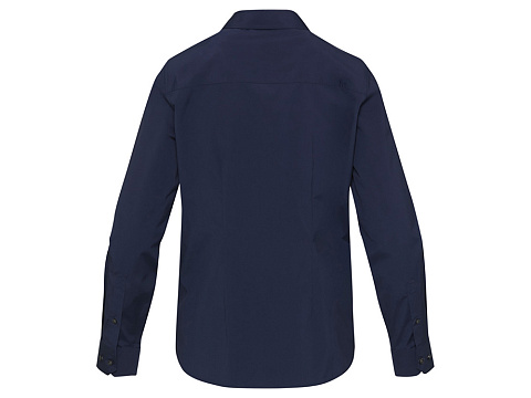 Carnelian женская рубашка из поплина - Navy Blue - рис 3.