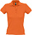 Рубашка поло женская People 210, оранжевая - миниатюра