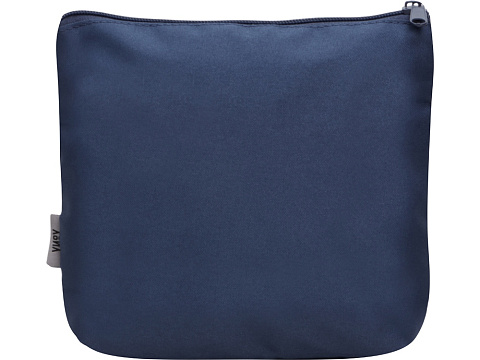Косметичка из полиэстера 300D с подкладкой Amalia, темно-синий - рис 3.