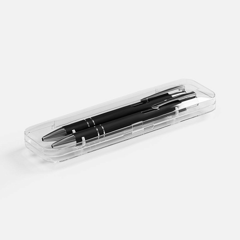 Набор из 2 ручек Keskus Soft Touch, черный - рис 4.