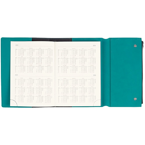 Ежедневник Grace, недатированный, бирюзовый - рис 8.