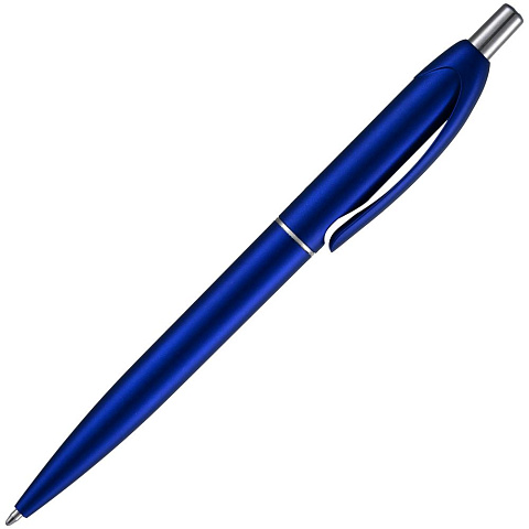 Ручка шариковая Bright Spark, синий металлик - рис 4.