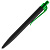 Ручка шариковая Prodir QS01 PRT-P Soft Touch, черная с зеленым - миниатюра - рис 4.