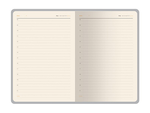 Ежедневник недатированный А5 Boston, черный (оранжевый обрез) - рис 13.