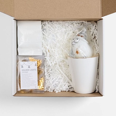 Набор «Планы на счастье», белый с золотистым - рис 3.