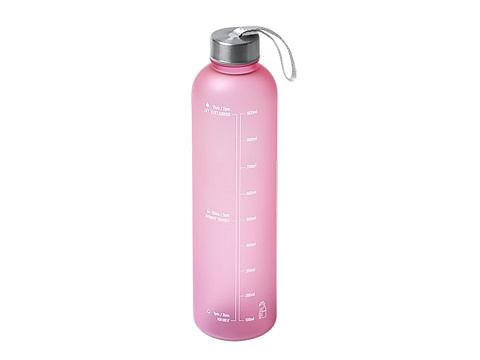 Бутылка для воды Йогер из PCTG, объем 1000 мл, красный - рис 2.