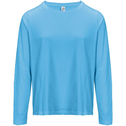 Футболка с длинным рукавом женская Monarch Women, ярко-бирюзовая