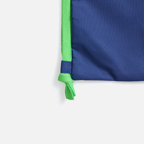 Рюкзак B3, синий с зелеными лямками - рис 5.