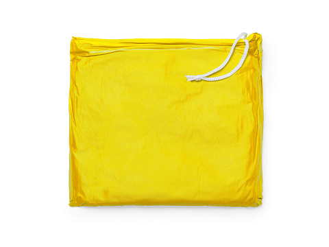 Складное водонепроницаемое пончо DAMPER, желтый - рис 2.