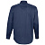 Рубашка мужская с длинным рукавом Bel Air, темно-синяя (кобальт) - миниатюра - рис 3.