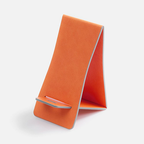 Подставка для телефона Petrus, оранжевая - рис 2.