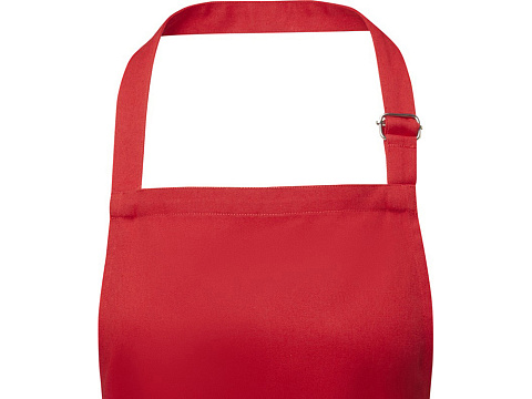 Фартук Andrea плотностью 240 г/м² с регулируемой завязкой на шее - Красный - рис 3.