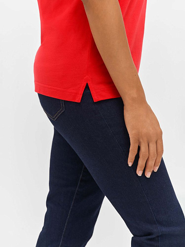 Рубашка поло унисекс Palermo, темно-синяя с белым - рис 9.