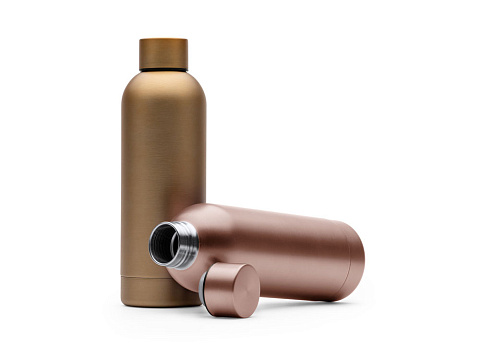 Термобутылка BALAX из нержавеющей стали 304, 550 мл, розовое золото - рис 2.