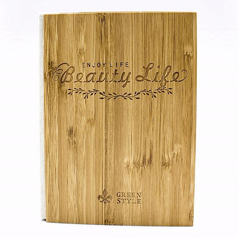 Креативбук с деревянной обложкой "Wooden style" - рис 5.