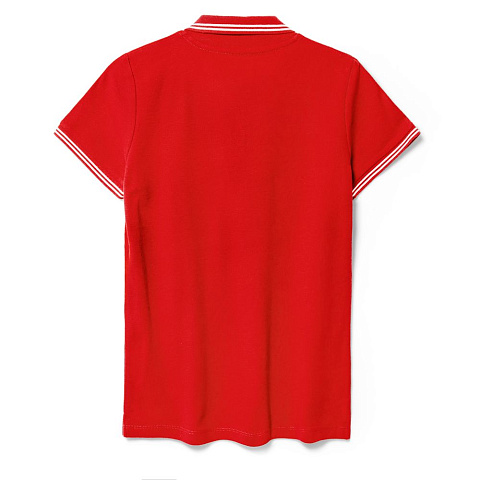 Рубашка поло женская Virma Stripes Lady, красная - рис 3.