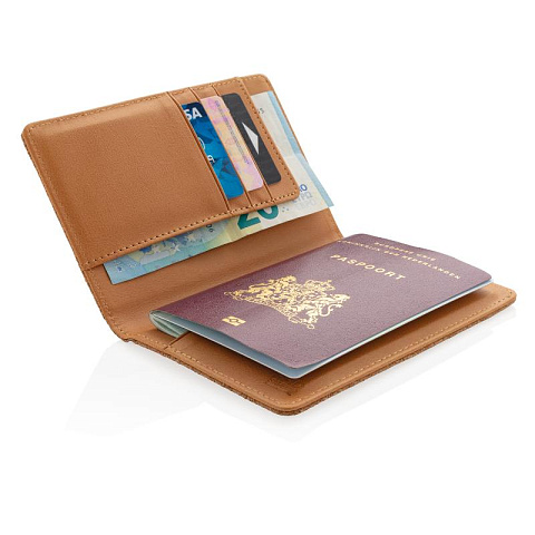Эко обложка для паспорта с RFID защитой - рис 2.