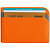 Чехол для карточек Dual, оранжевый - миниатюра - рис 4.