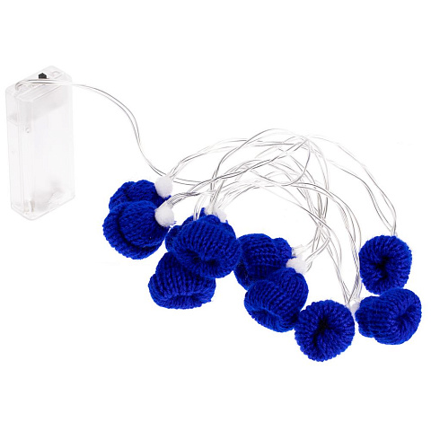 Набор Warm Holly, синий - рис 5.