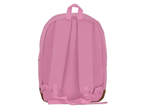 Рюкзак Shammy с эко-замшей для ноутбука 15, пыльно-розовый - рис 6.