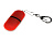Флешка Goutte Soft-touch на 32 Гб, красный - миниатюра