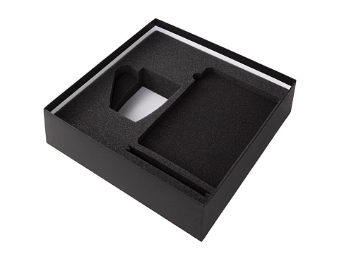 Подарочный набор с блокнотом С2, металлической ручкой и кружкой, красный - рис 3.