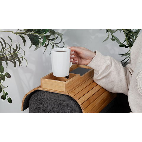 Органайзер-подставка "Tray", цвет натуральный - рис 4.
