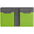 Картхолдер с отделением для купюр Dual, зеленый - миниатюра