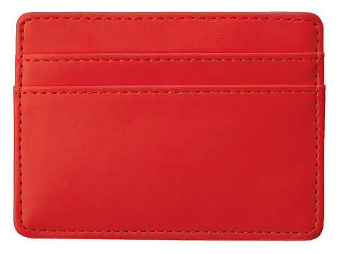Картхолдер для двух карт и наличных денег с зажимом Crave, красный - рис 2.