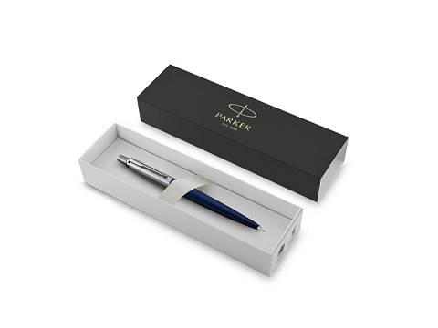 Карандаш механический Parker Jotter Royal Blue Chrome CT в подарочной упаковке - рис 3.