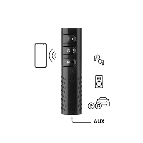 Bluetooth ресивер, BT 5.0, 90 мАч, черный, Deppa - рис 3.