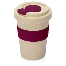 Стакан из пшеничного волокна Flava, burgundy