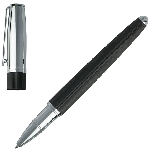 Набор Hugo Boss: папка, брелок и ручка, черный - рис 9.