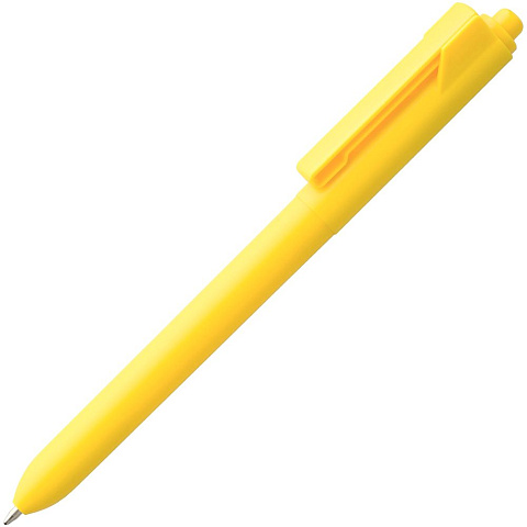 Ручка шариковая Hint, желтая - рис 2.