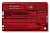 Набор инструментов SwissCard Quattro, красный - миниатюра