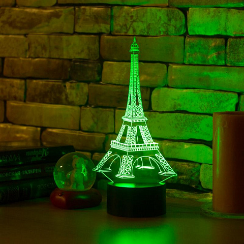 3D светильник Эйфелева башня - рис 2.