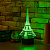 3D светильник Эйфелева башня - миниатюра - рис 2.