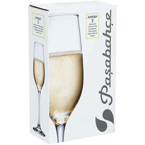 Набор из 2 бокалов для шампанского Amber - рис 5.
