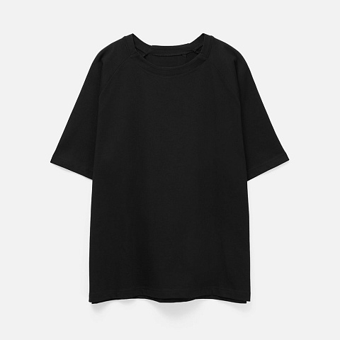 Футболка оверсайз унисекс Avenu, черная - рис 2.