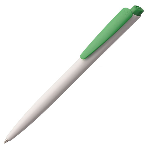 Ручка шариковая Senator Dart Polished, бело-зеленая - рис 2.