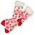 Новогодние носки-тапки (красные) - миниатюра