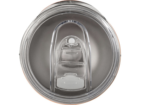 Термокружка Sense Gum, soft-touch, непротекаемая крышка, 370мл, оранжевый (P) - рис 4.